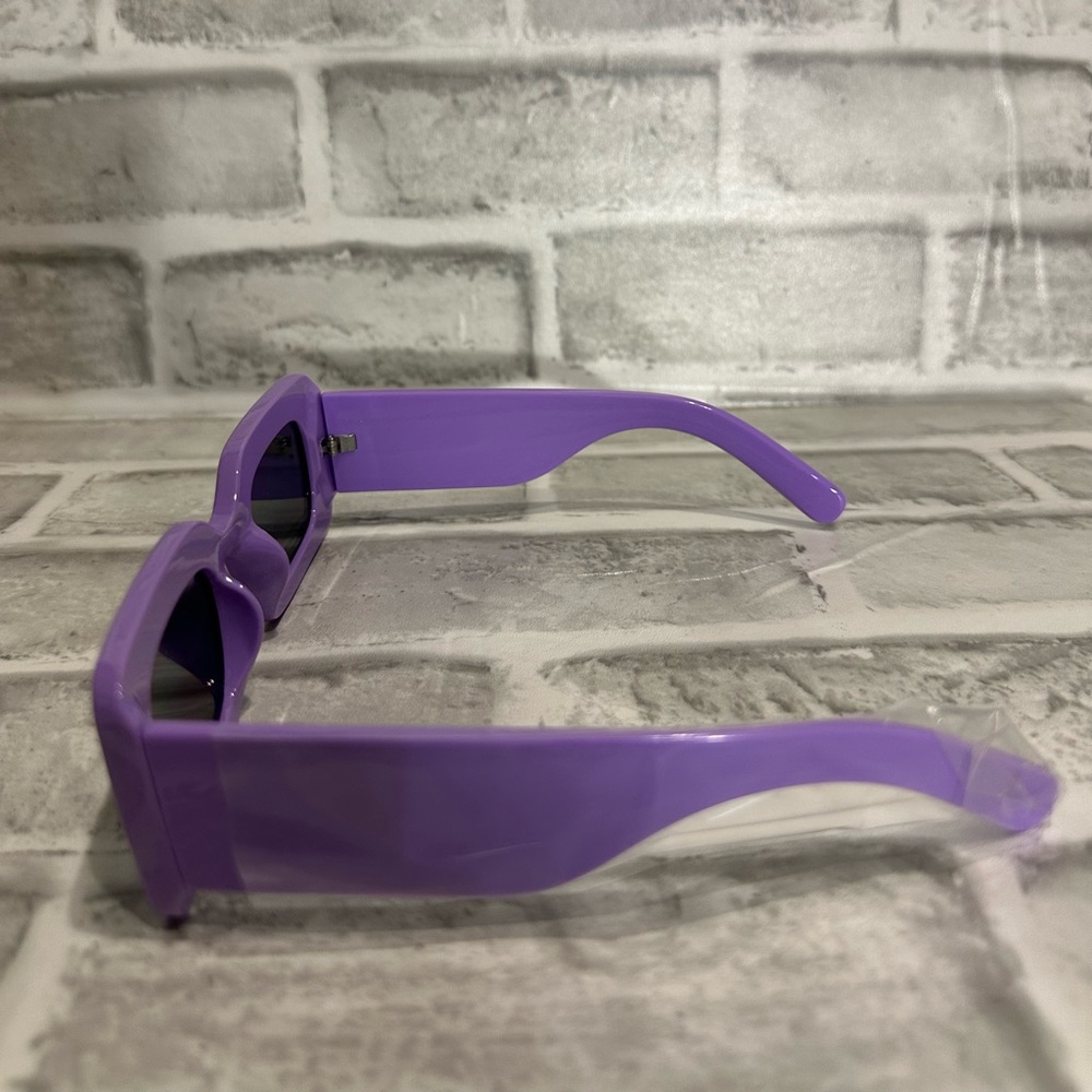 Purple Square glasses - Picture 2 of 2